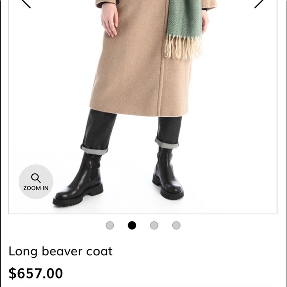 Brand new beaver coat from Intrend by Max mara. Made of wool and alpaca - Picture 3 of 7